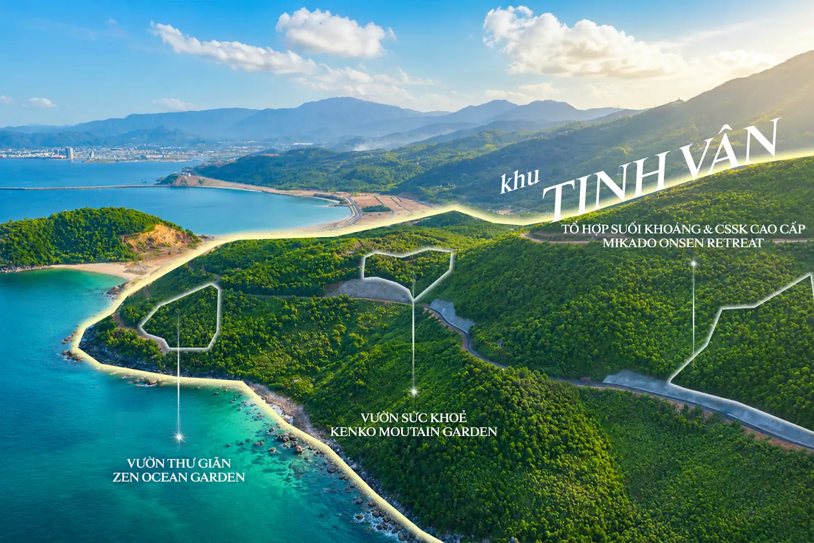 Tiến độ Vinhomes Hải Vân Bay 07/2026 – Khu Tinh Vân – tổ hợp suối khoáng & chăm sóc sức khỏe